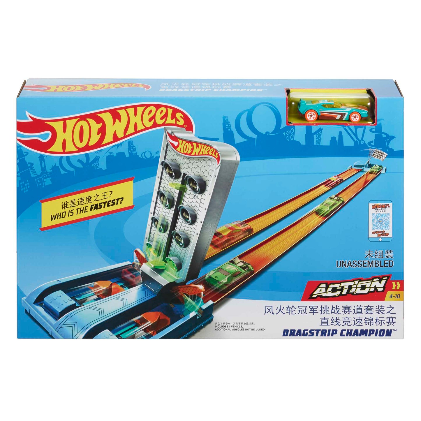 Hot Wheels Action Pista de Brinquedo Campeonato Reta de Acelera??o