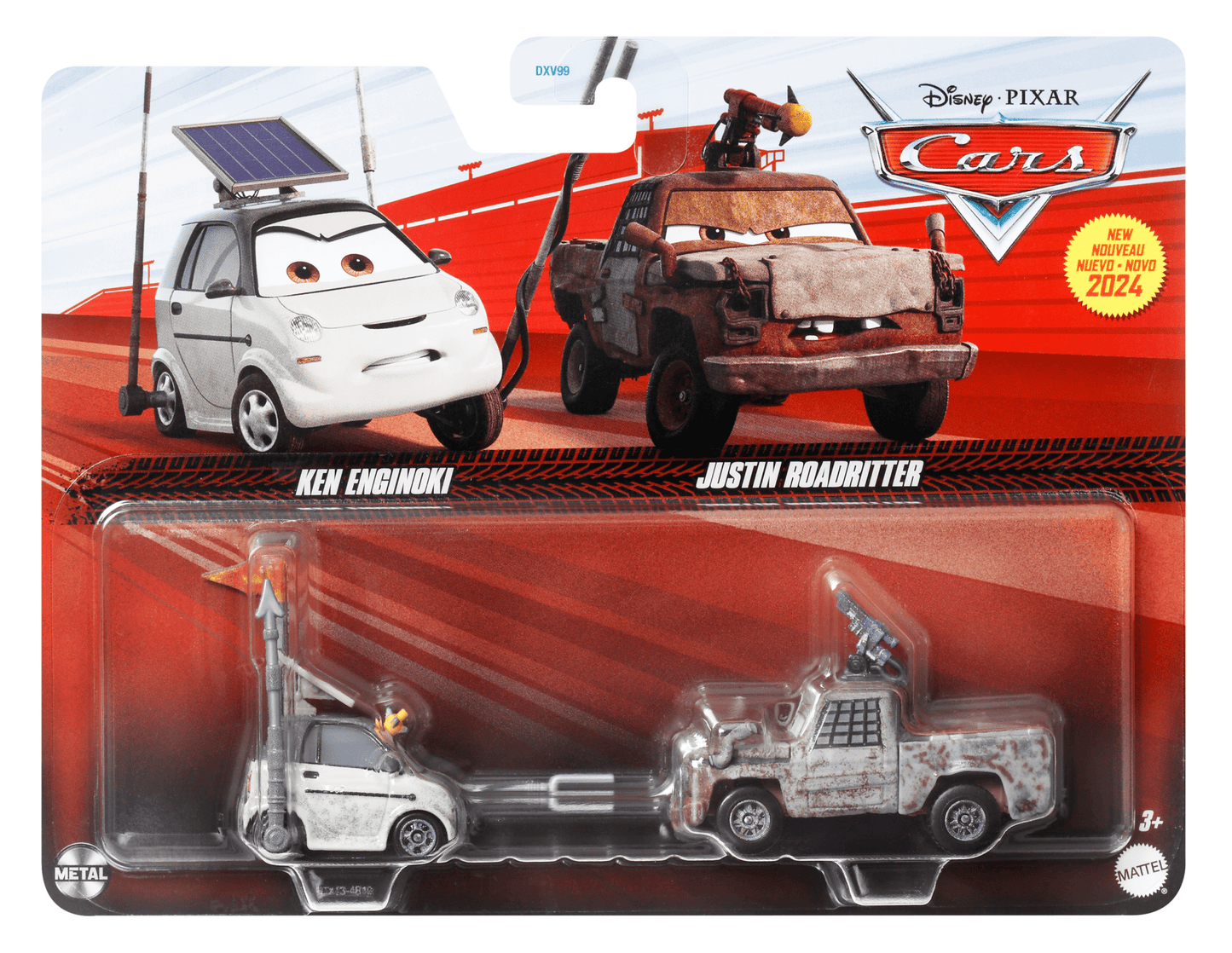 Cars de Disney y Pixar Diecast Veh¨ªculo de Juguete Paquete de 2 de Cami¨®n RW & Auto EV
