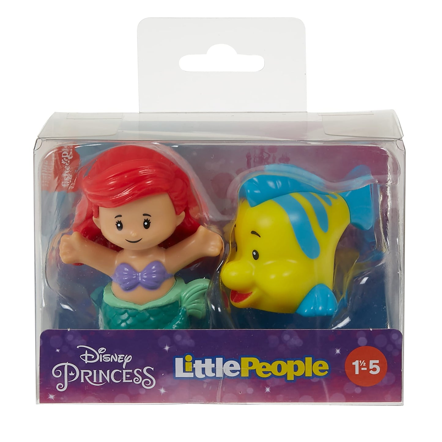 Little People Disney Princesa Juguete para Beb¨¦s Figuras de Ariel y Flounder