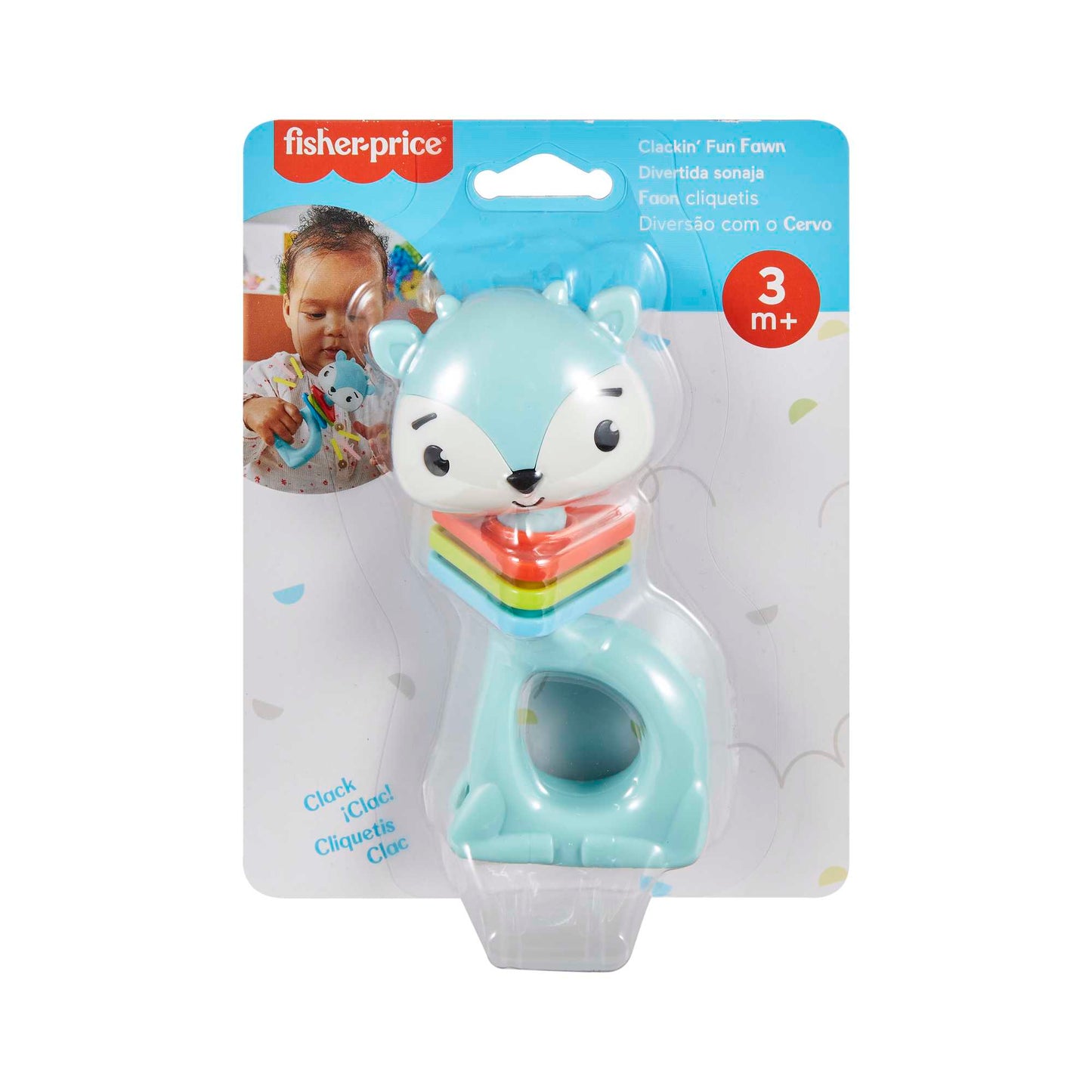 Fisher-Price Baby Chocalho para Beb¨ºs Sensimals Veado