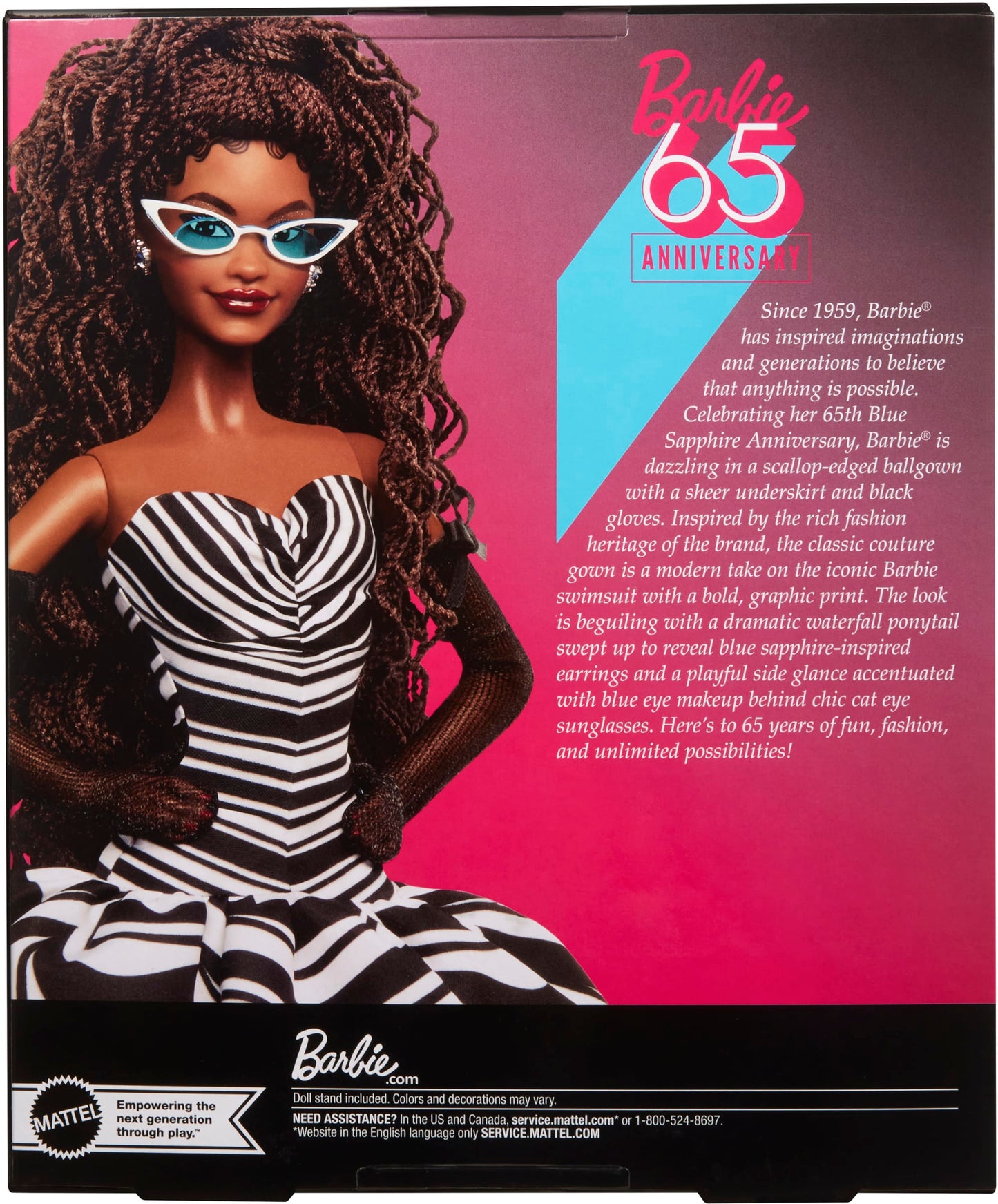 Barbie ¨C Signature ¨C 65E?Anniversaire ¨C Poup¨¦e de Collection Brunette