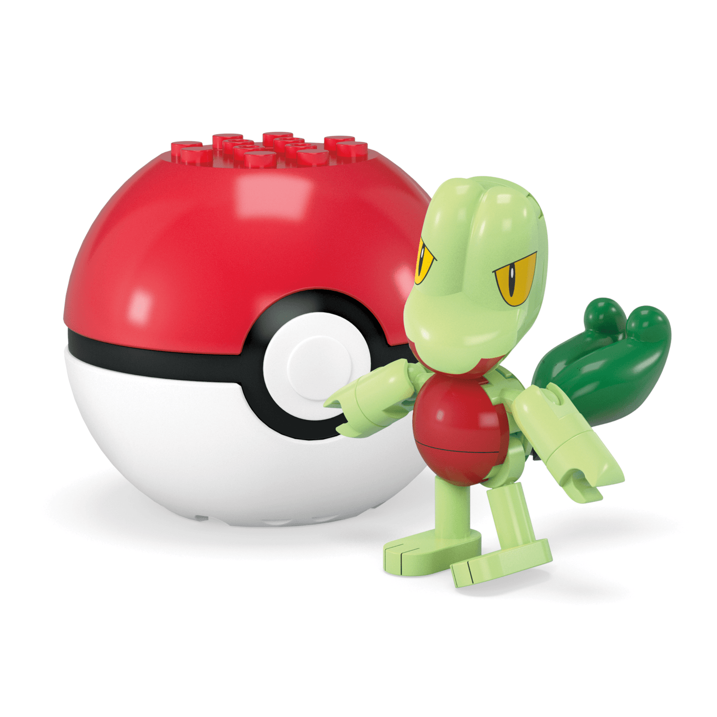 MEGA Pok¨¦mon Treecko Building Toy Kit, Poseable Action Figure (22 Pieces) For Kids