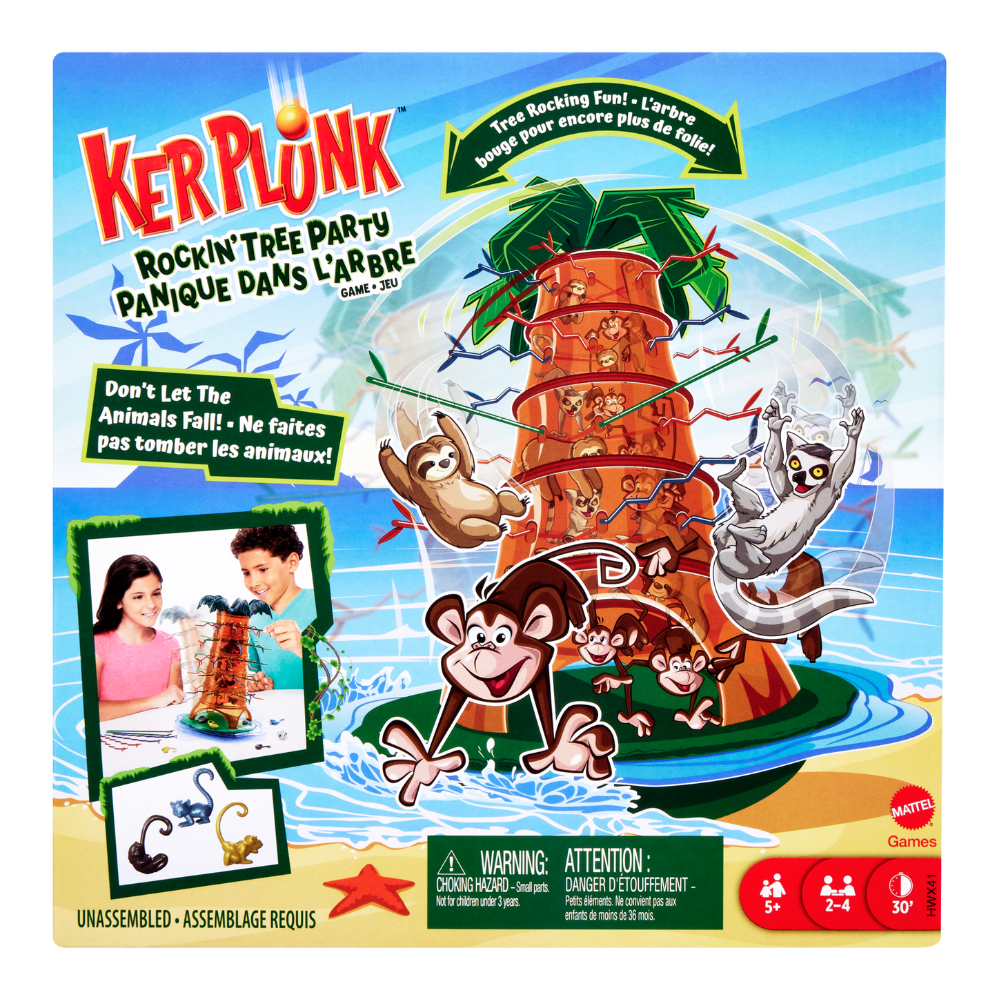 Kerplunk Rockin¡¯ Tree Party Game For Kids, Family & Game Nights