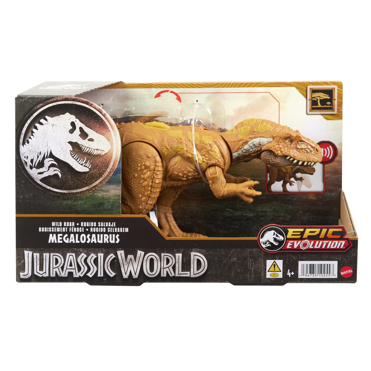 Jurassic World-Megalosaurus Rugissement F¨¦roce-Figurine Articul¨¦e
