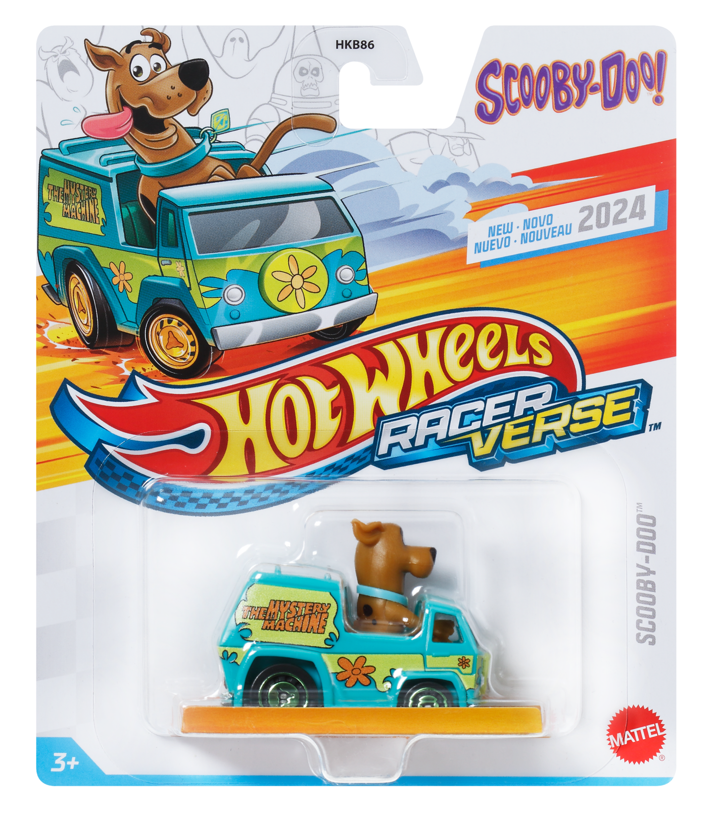 Hot Wheels RacerVerse Veh¨ªculo de Juguete Scooby Doo