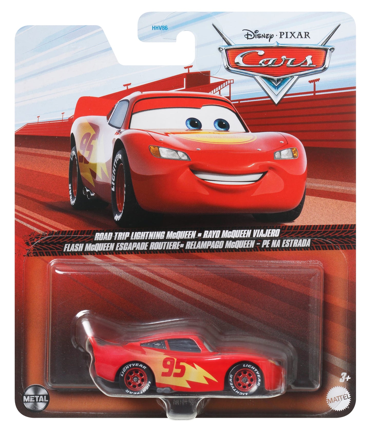 Cars de Disney y Pixar Diecast Veh¨ªculo de Juguete Rayo McQueen Viajero