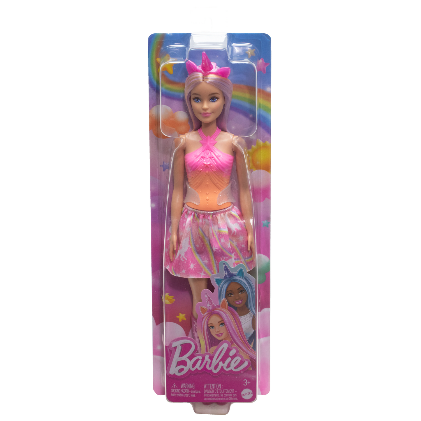 Barbie Fantas¨ªa Mu?eca Unicornio Falda de Ensue?o Rosa