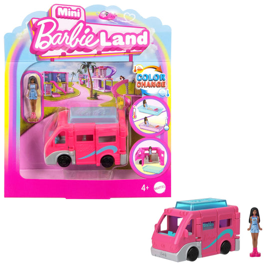 Barbie Mini BarbieLand Veh¨ªculo para Mu?ecas Camper de los Sue?os
