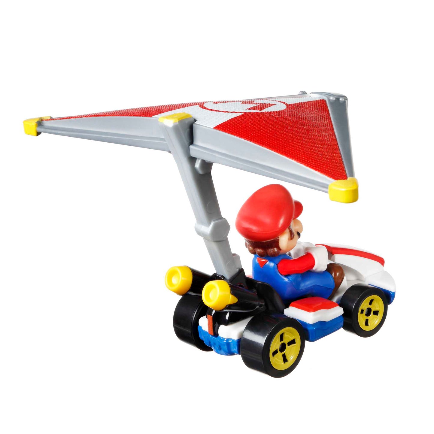 Hot Wheels Mario Kart Veh¨ªculo de Juguete Mario Est¨¢ndar Kart con Super Glider