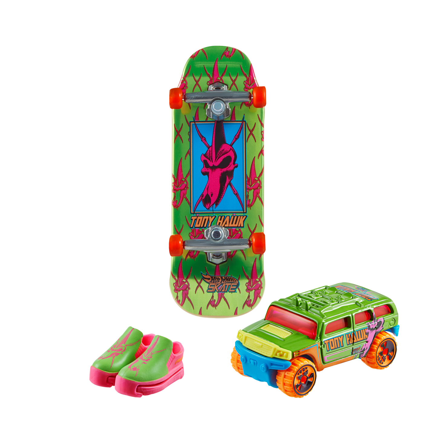 Hot Wheels Skate Veh¨ªculo de Juguete Patineta de Colecci¨®n HOWLAN? + ROCKSTER? con Diecast
