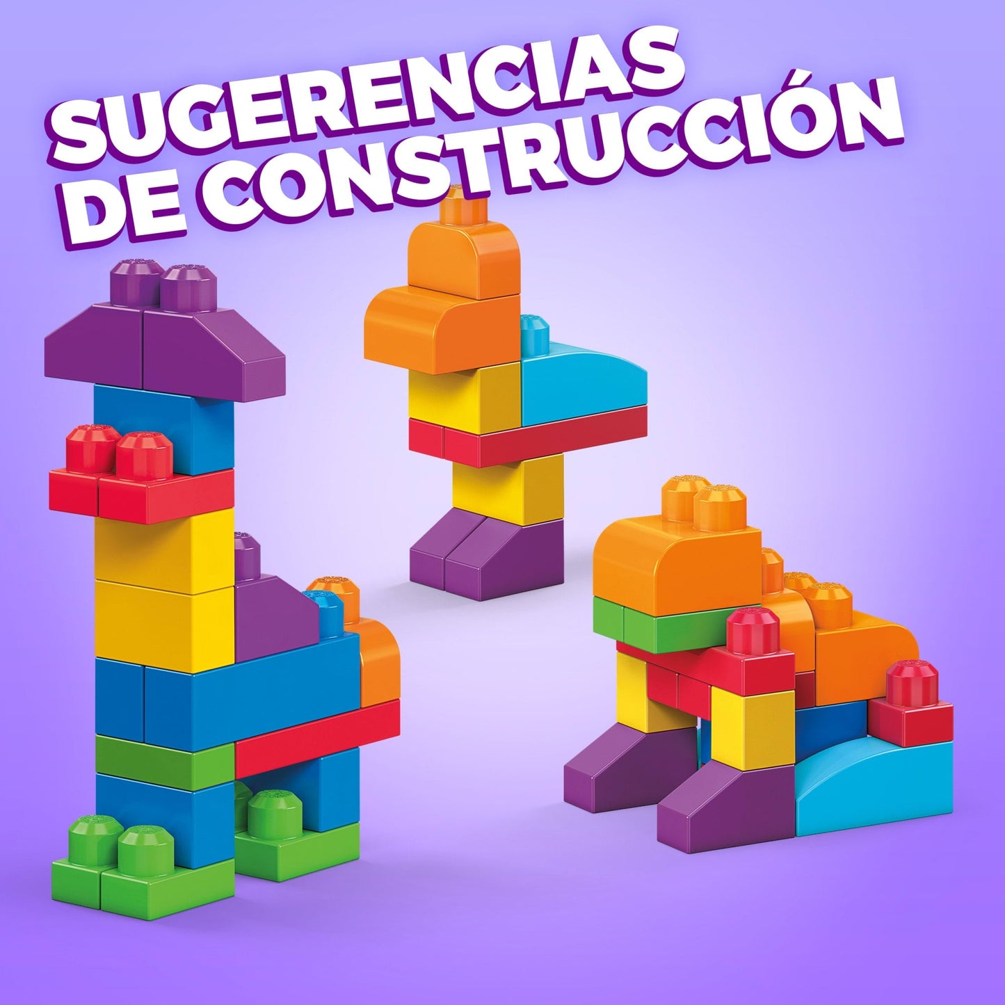 Mega Bloks Juguete de Construcci¨®n Bolsa de 60 bloques Azul