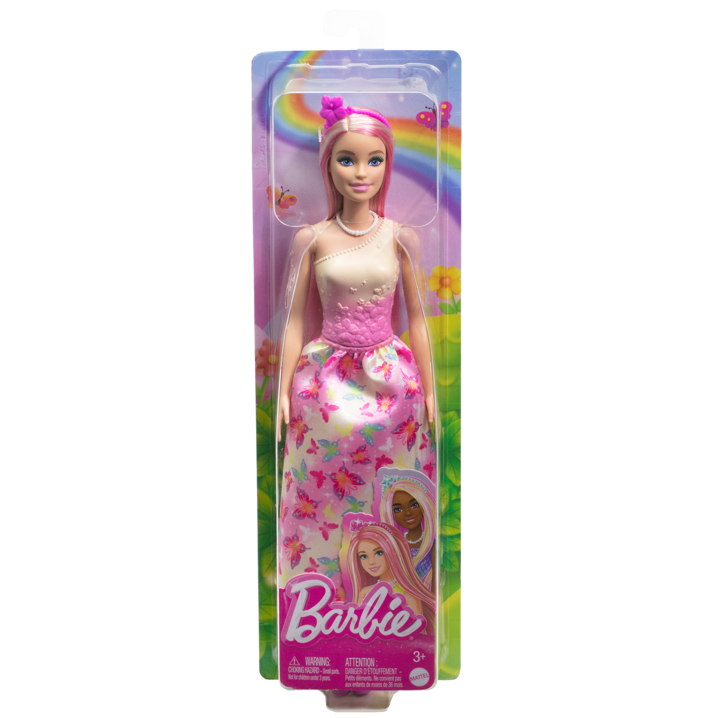 Barbie Fantas¨ªa Mu?eca Doncella Vestido de Ensue?o Rosa
