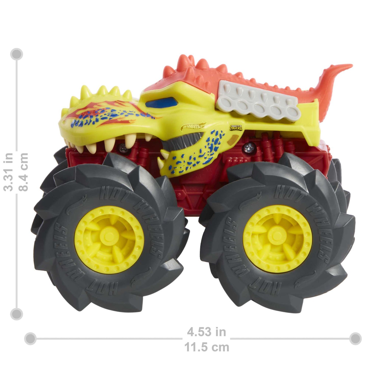 Hot Wheels? 1:43 Monster Trucks Rev Tredz? Trucks - Zombie Wrex