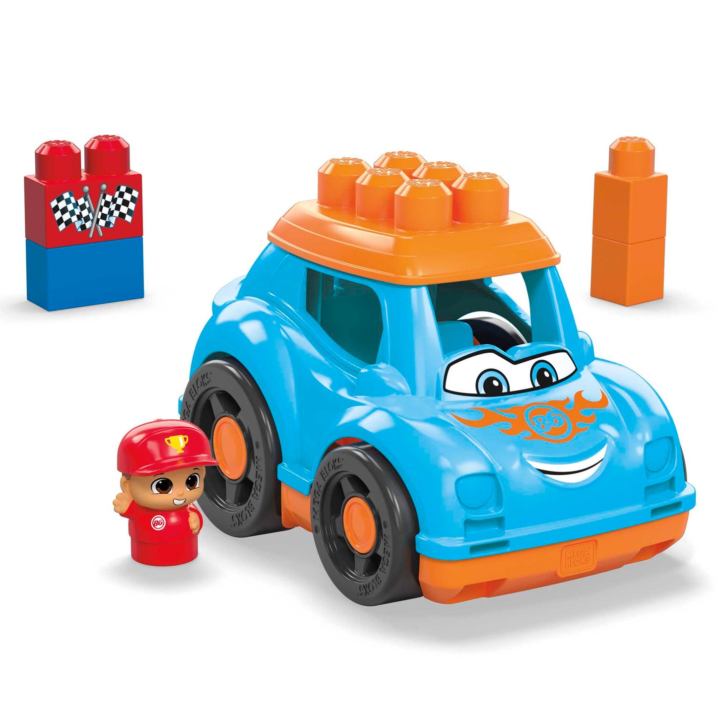 Mega Bloks Juguete de Construcci¨®n Coche de carreras Ricky