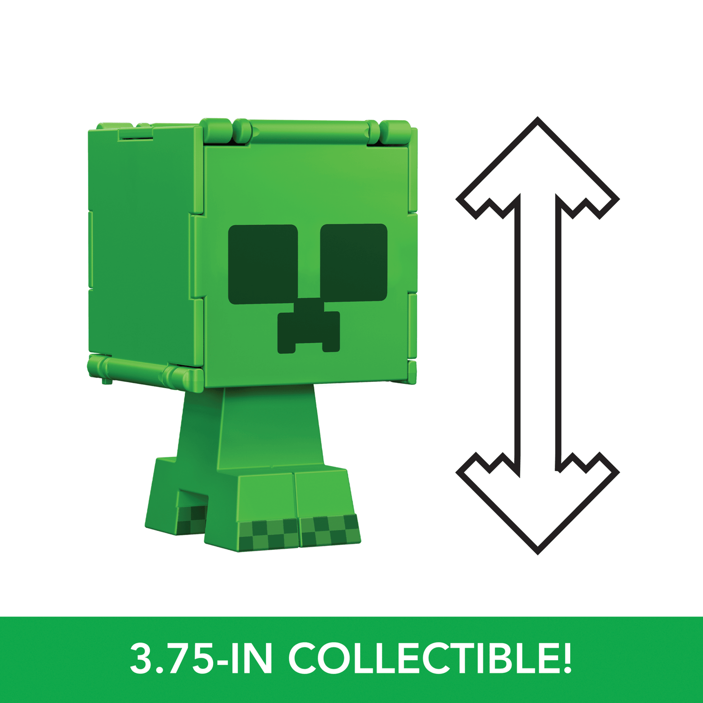 Minecraft Flippin¡¯ Figs Figures, 2-In-1 Fidget Play, 3.75-Inch Scale Collectible Toy (Characters May Vary)