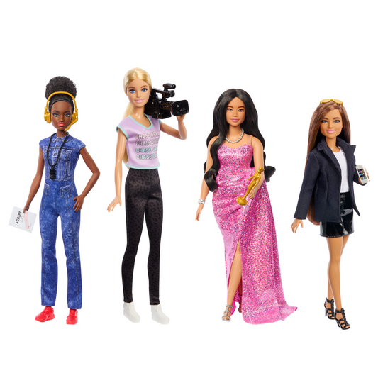 Barbie-M¨¦tiers de L¡¯Ann¨¦e-Coffret de 4Poup¨¦es Barbie
