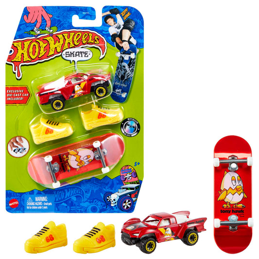 Hot Wheels Skate Veh¨ªculo de Juguete Patineta de Colecci¨®n BIRD IS THE WORLD? + HW BAJA TRUCK? Con Diecast