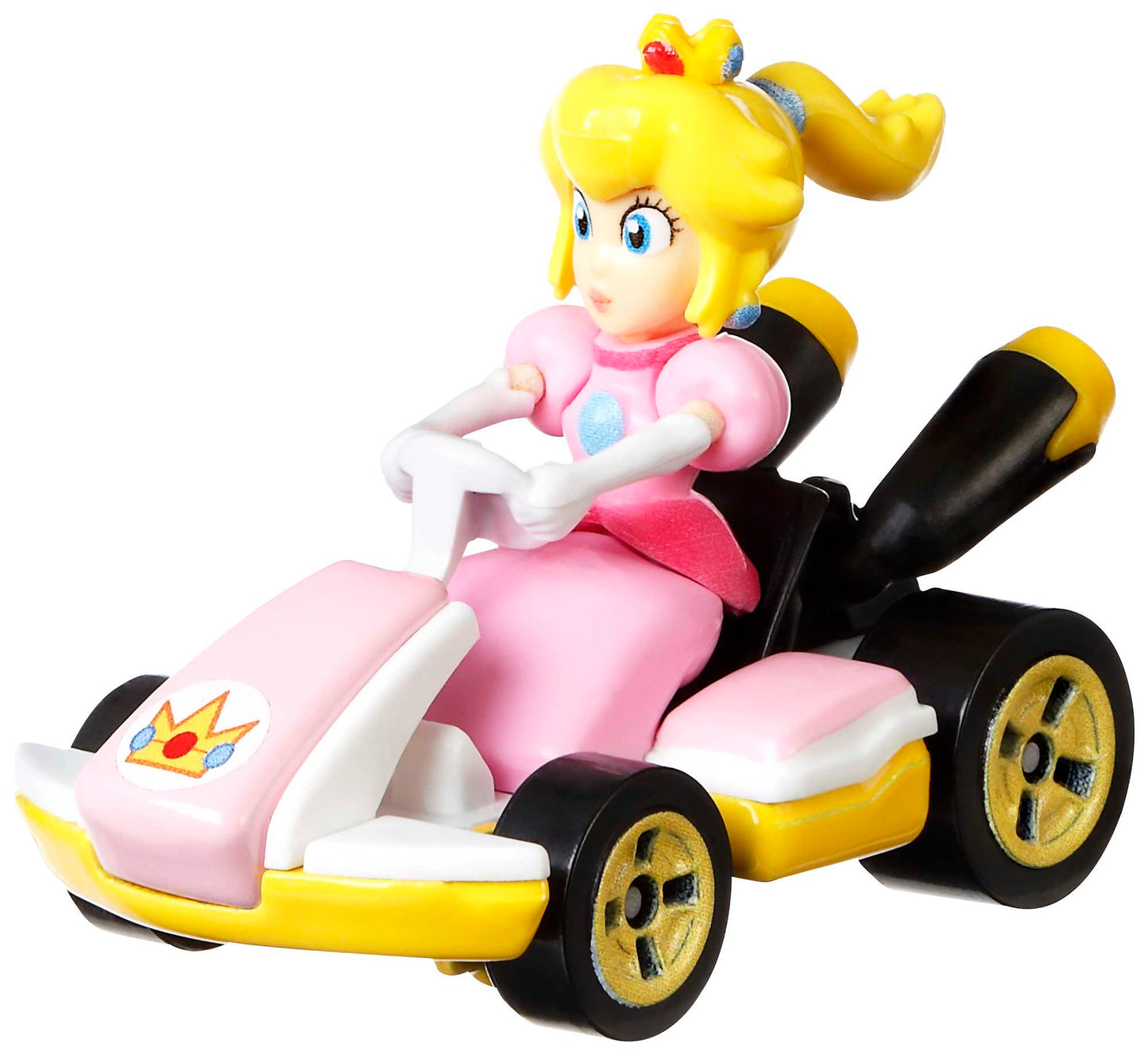 Hot Wheels Mario Kart Ve¨ªculo de Brinquedo Kart Padr?o Princesa Peach