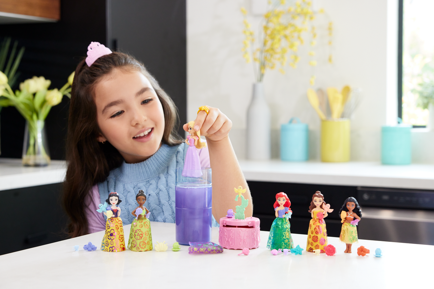 Princesses Disney Royaut¨¦ Color Reveal F¨ºte Au Jardin Petite Poup¨¦e