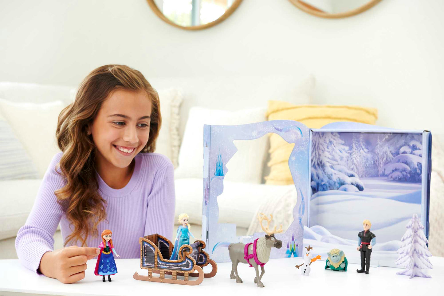 Disney Frozen Conjunto de Brinquedo Set de Hist¨®rias 6 Figuras