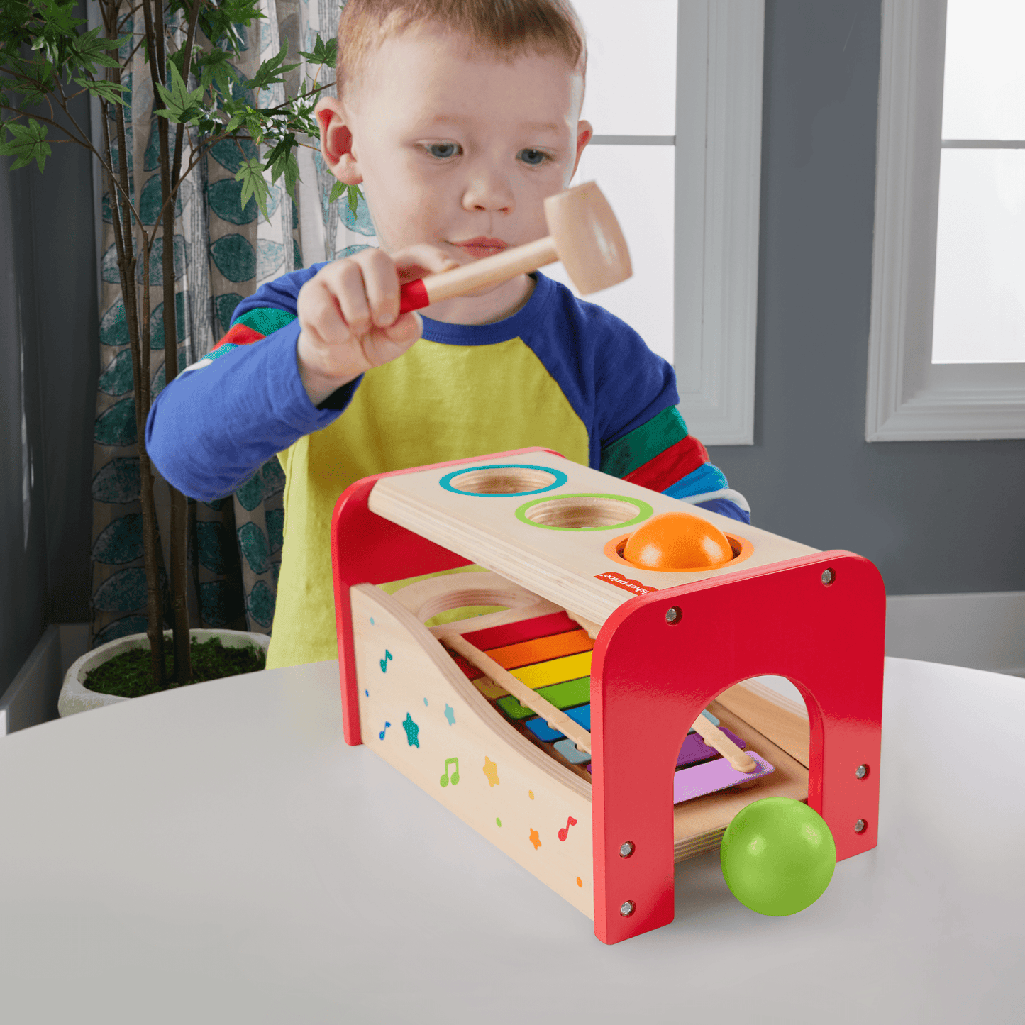 Fisher-Price? Xylophone Bim Bam, Instrument de Musique, 6 ¨¦l¨¦ments