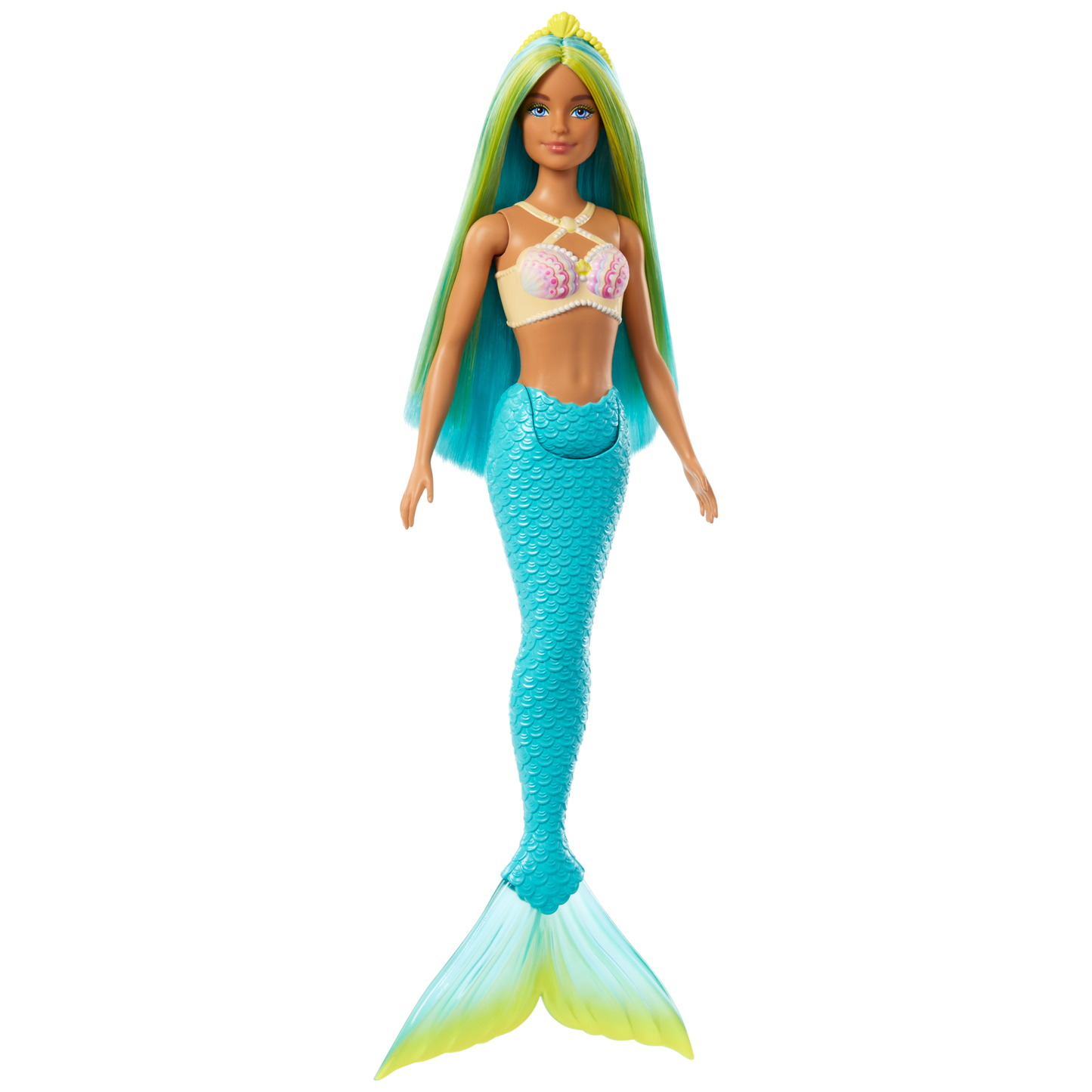 Barbie-Poup¨¦es Sir¨¨nes Avec Cheveux et Nageoire Color¨¦s et Serre-T¨ºte
