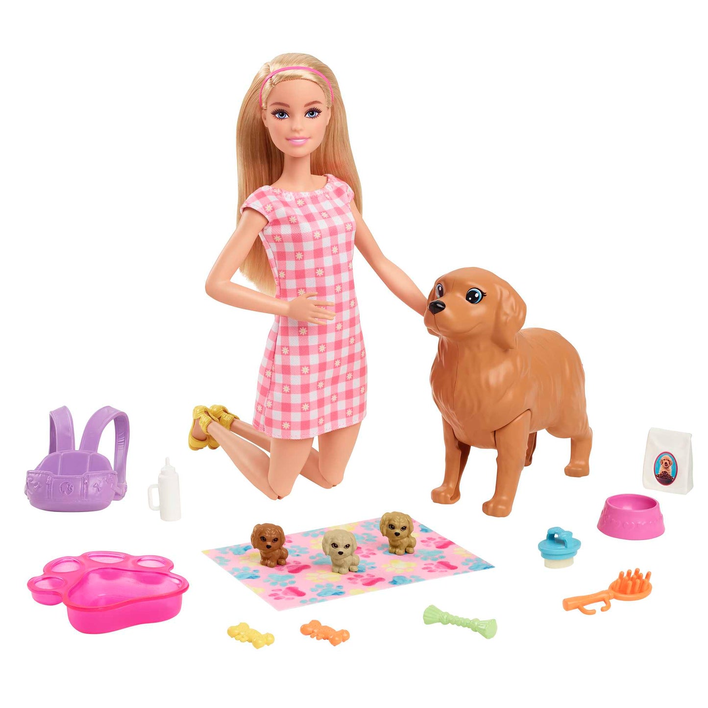 Barbie Set de Juego Cachorros Reci¨¦n Nacidos