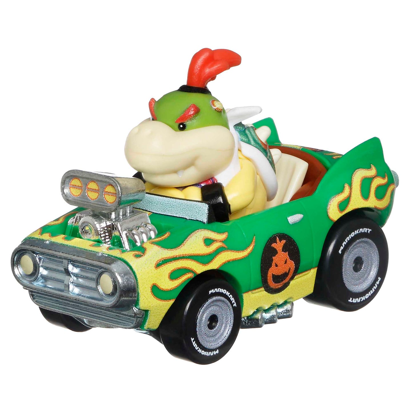 Hot Wheels Mario Kart Ve¨ªculo de Brinquedo Bowser Jr Flame Flyer