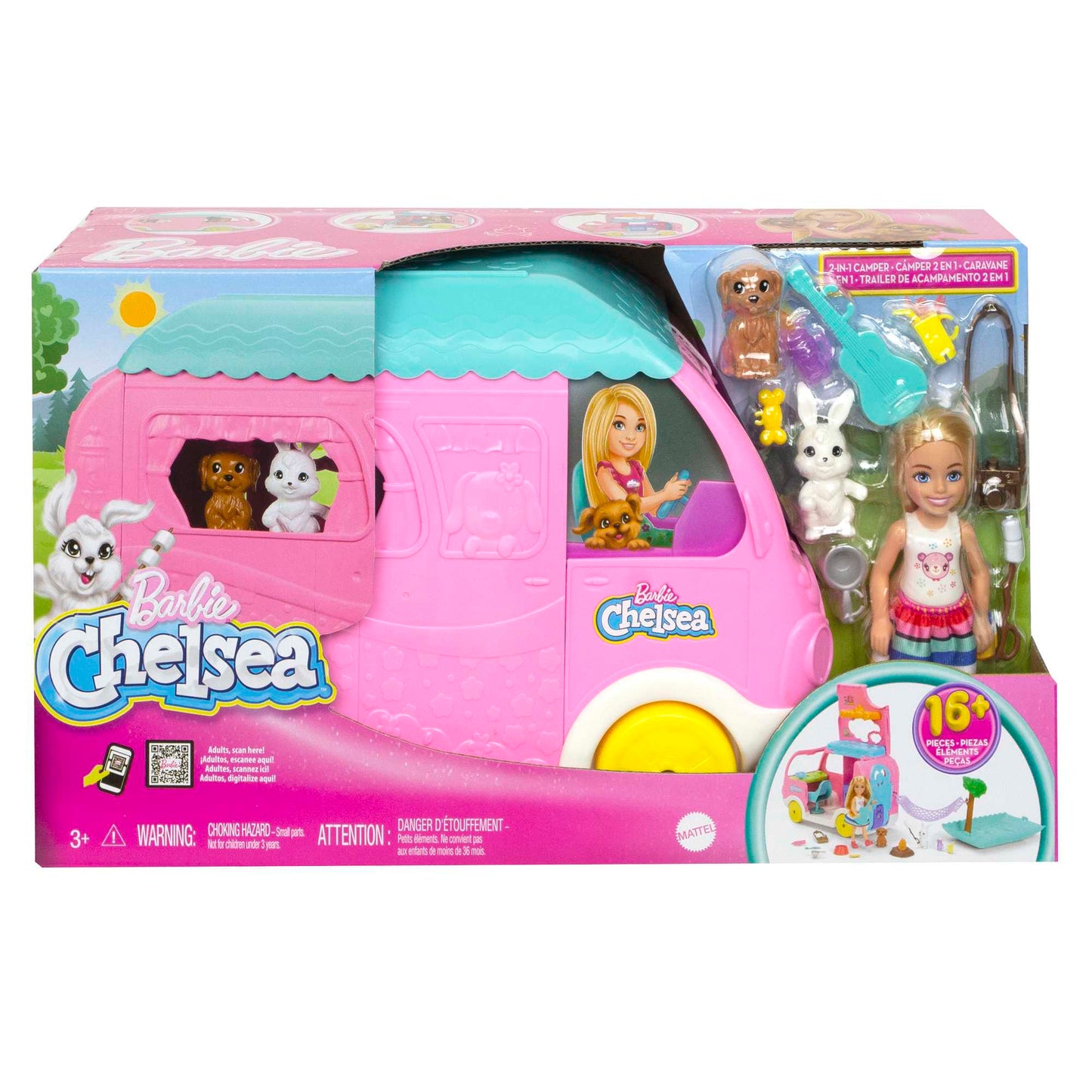 Barbie Veh¨ªculo de Juguete Chelsea Nuevo Camper