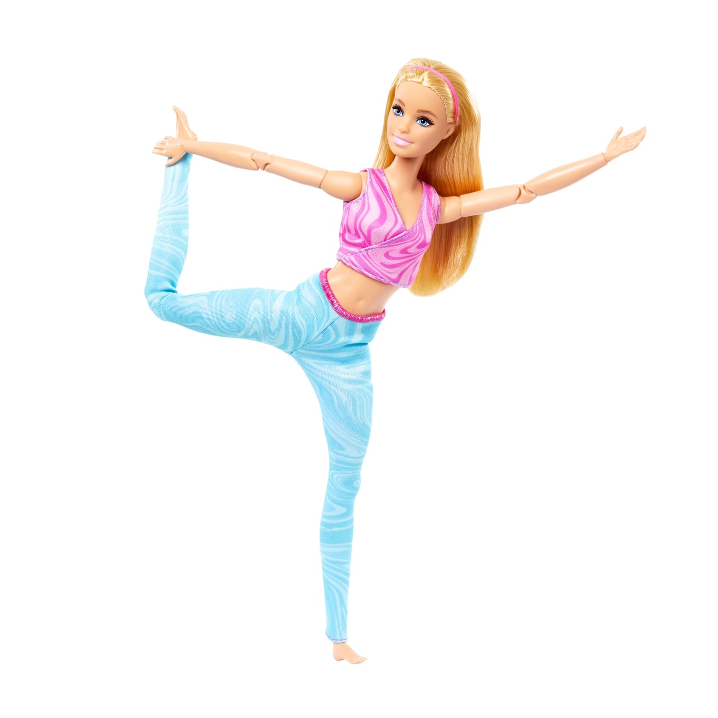 Barbie Made To Move Fashion Doll, Blonde Wearing Removable Sports Top & Pants, 22 Bendable ¡°Joints¡±