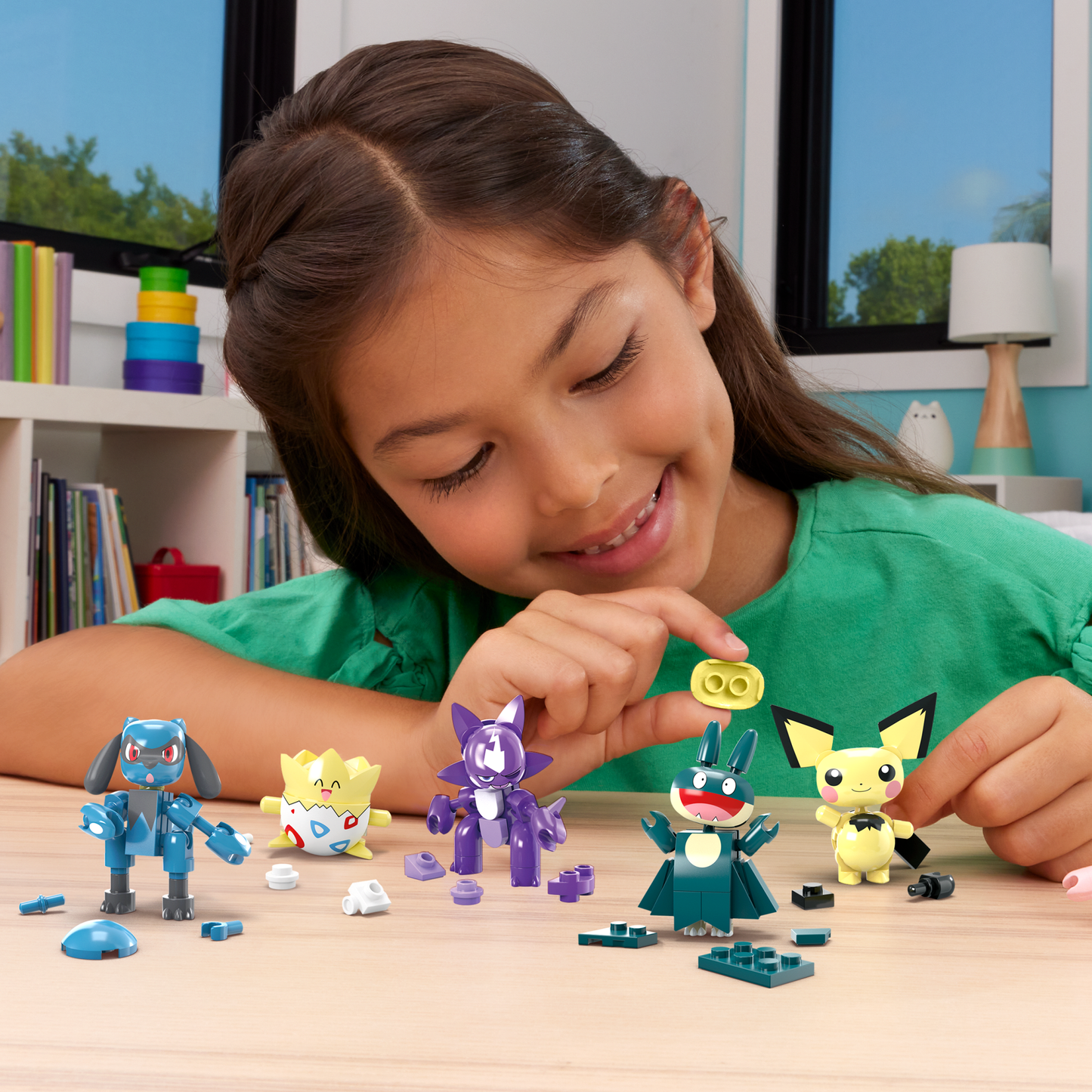 Mega  Pok¨¦mon  Figurines Articul¨¦es  Coffret de 8 Pour Dresseur