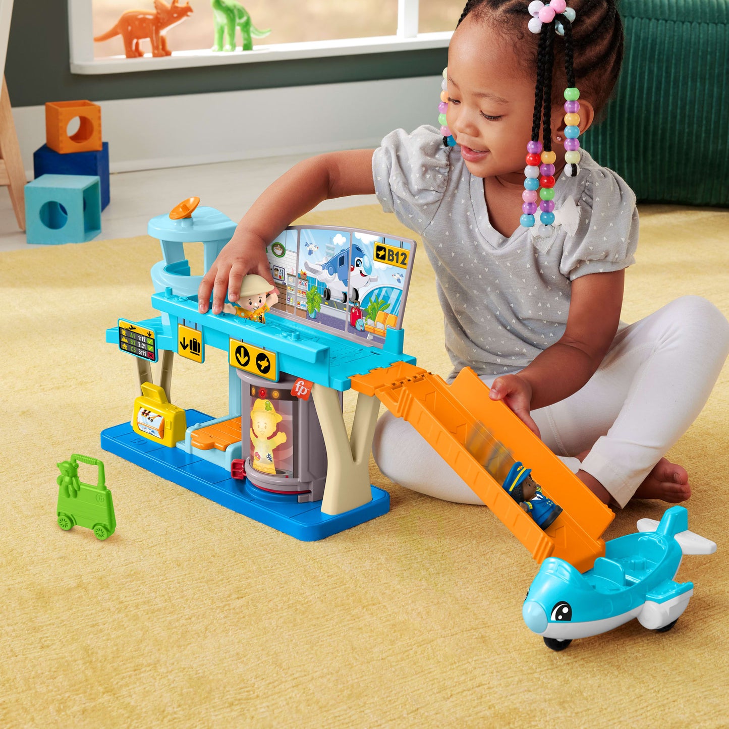 Little People Brinquedo para Beb¨ºs Aventuras no Aeroporto