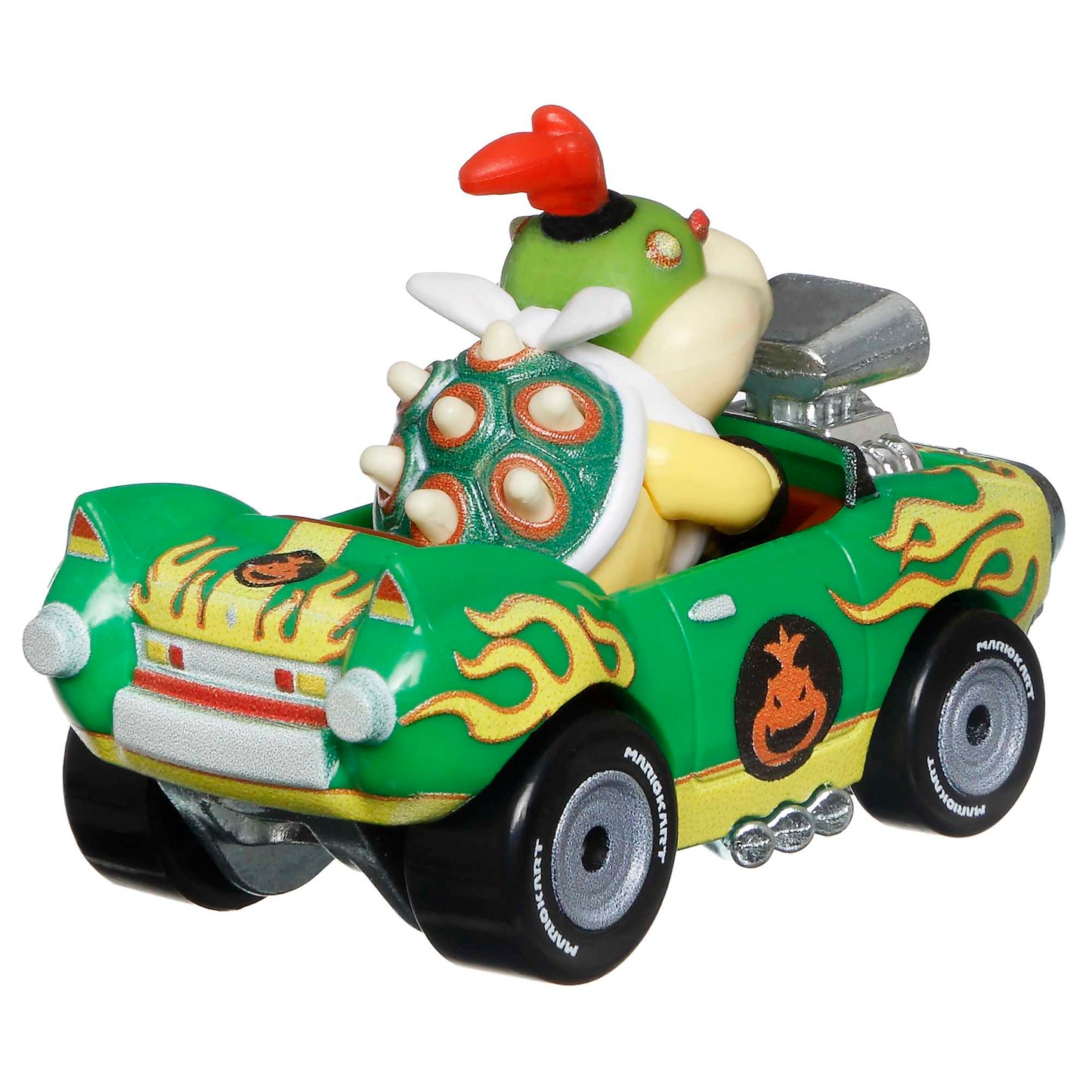 Hot Wheels Mario Kart Ve¨ªculo de Brinquedo Bowser Jr Flame Flyer