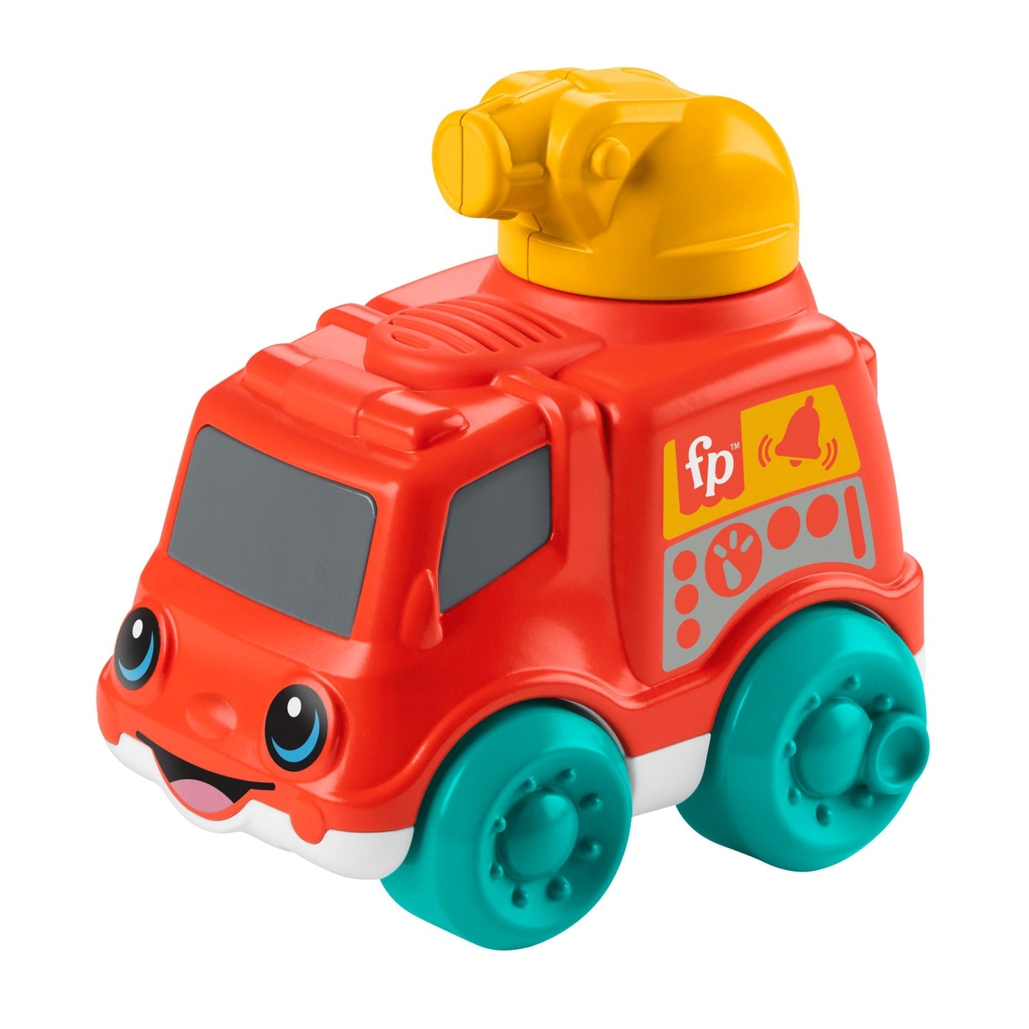 Fisher-Price  Camion de Pompiers Sonore, Jouet ¨¤ Pousser Pour B¨¦b¨¦s