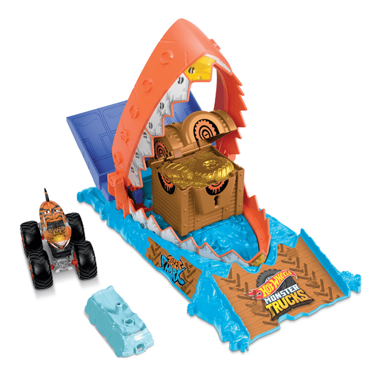 Hot Wheels-Monster Trucks Arena Smashers D¨¦fi du Croque-Tr¨¦sor-Coffret