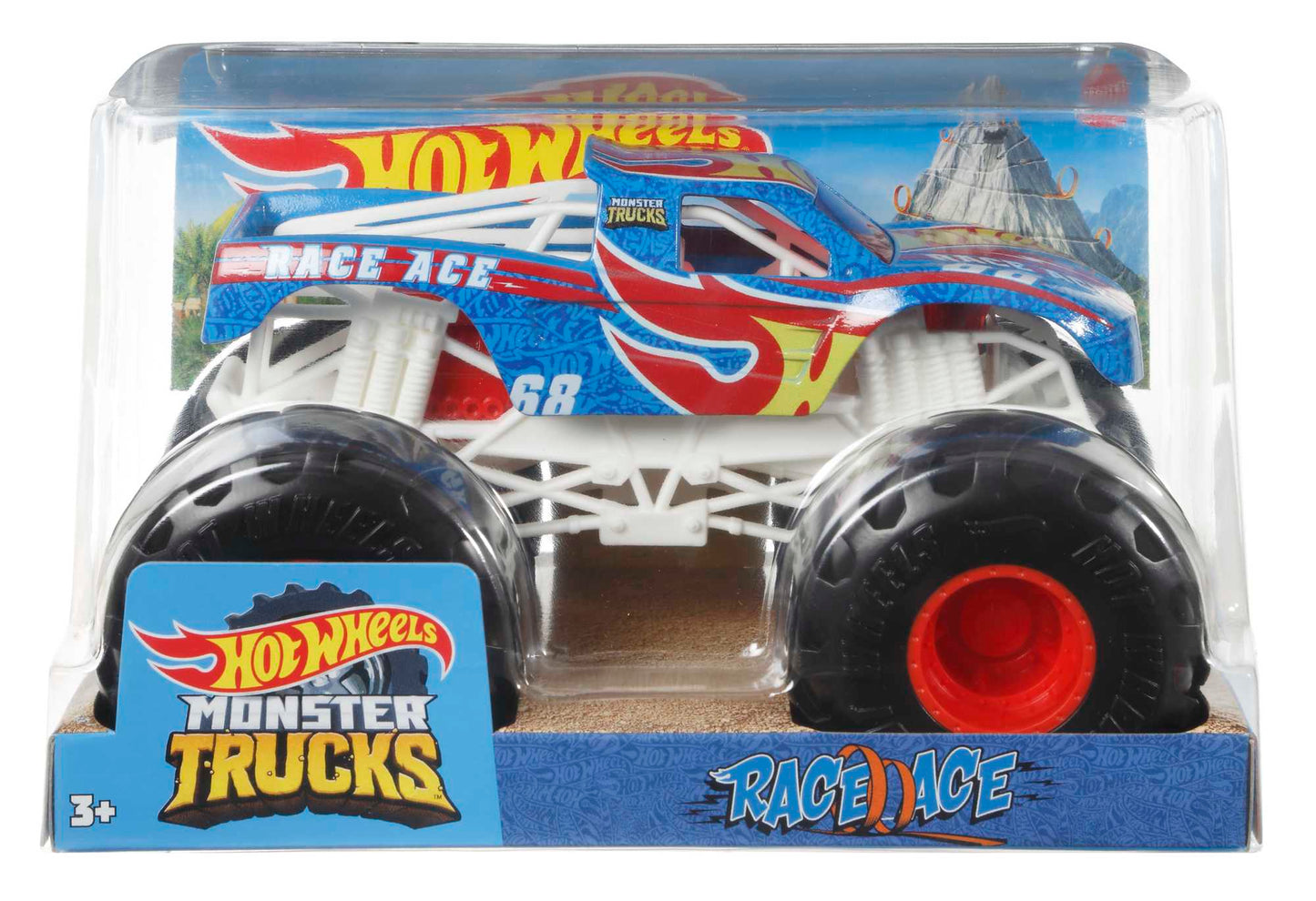 Hot Wheels Monster Trucks Veh¨ªculo de Juguete Race Ace Escala 1:24