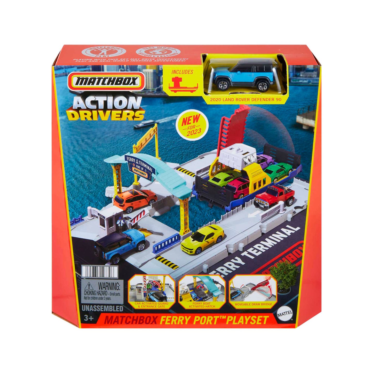 Matchbox Conjunto de Brinquedo A??o Porto de Balsa