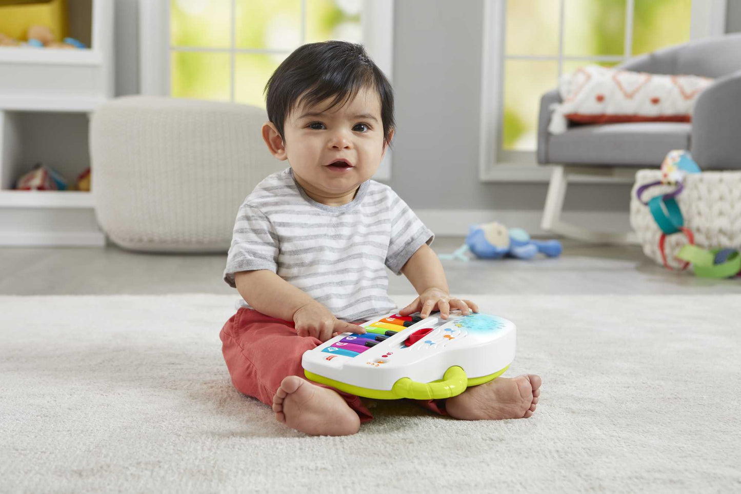Fisher-Price R¨ªe y Aprende Juguete para Beb¨¦s Perrito Piano Sonidos Divertidos