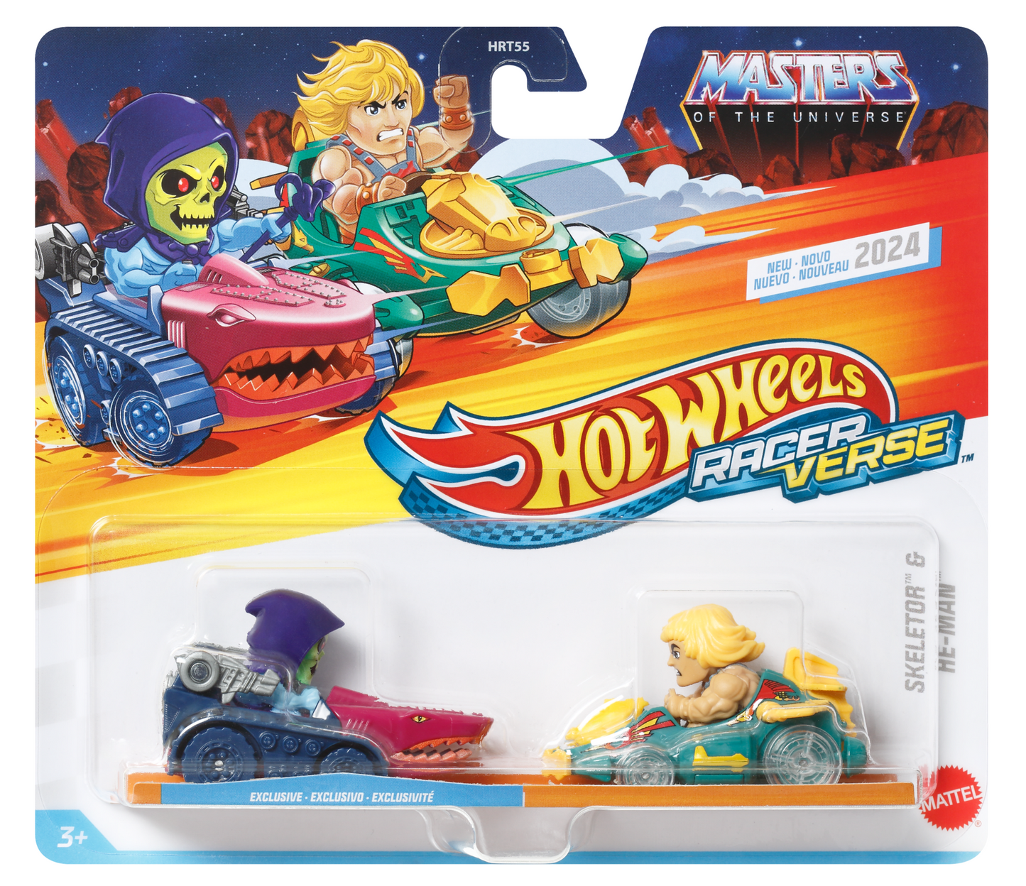 Hot Wheels RacerVerse Veh¨ªculo de Juguete He-Man y Skeletor