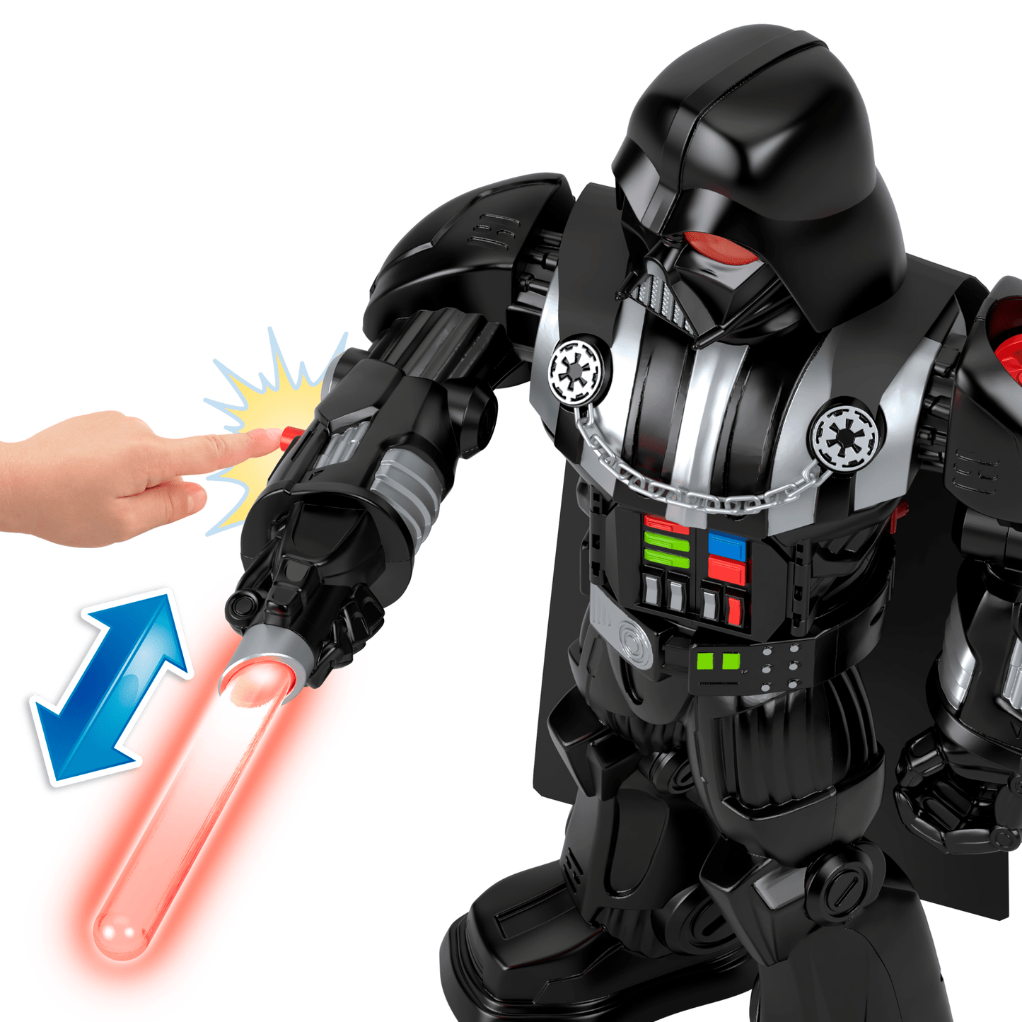 Imaginext Star Wars Robot Dark Vador, 60+ Cm, Cl¨¦ Stormtrooper